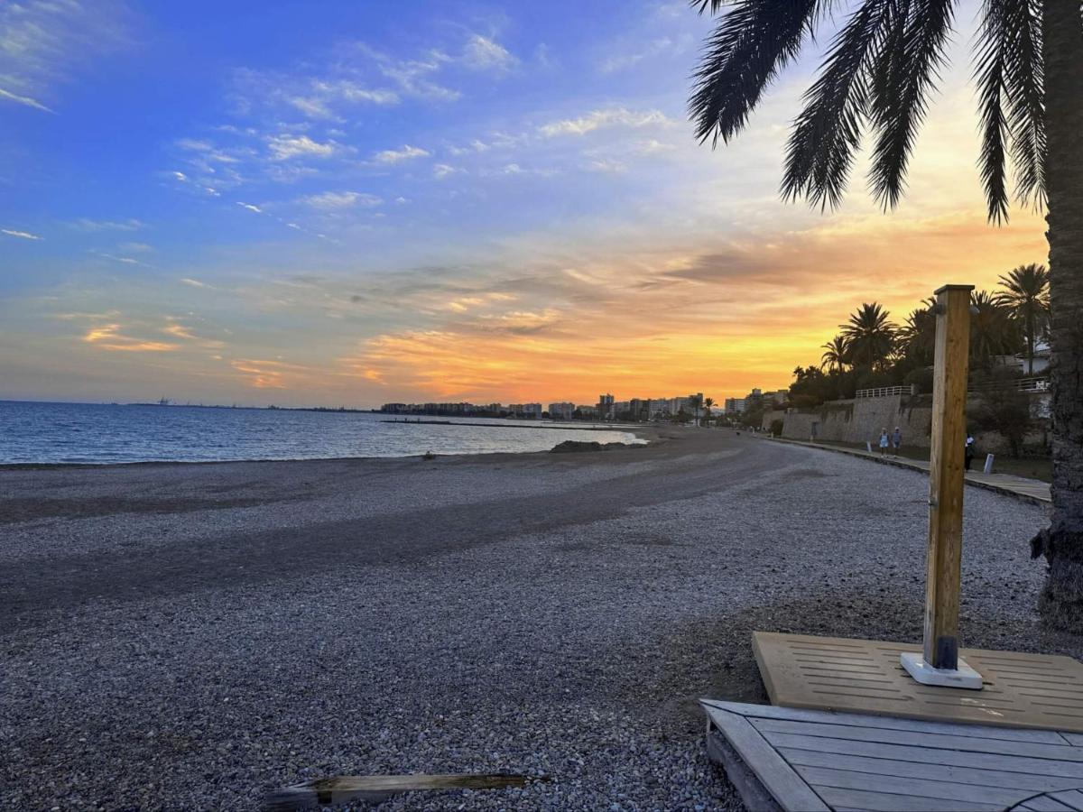 Ferienwohnung Piso A Pie De Playa Con Piscina Y Vistas Al Mar Benicàssim Exterior foto